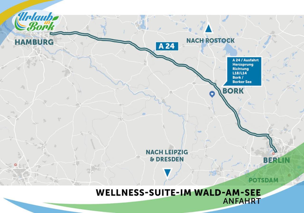 Wellness-Suite-Im-Wald-Am-See キューリッツ エクステリア 写真